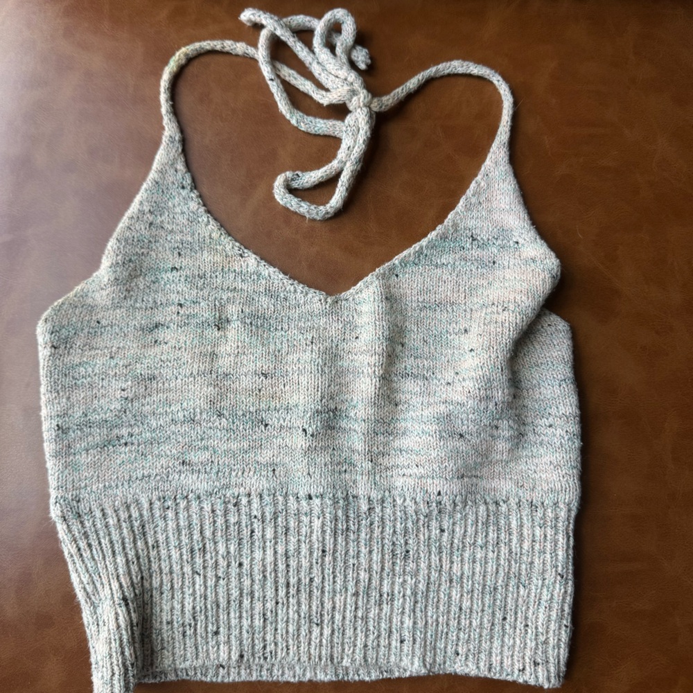 Knit halter top size small